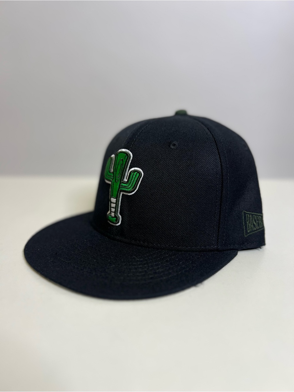 Baseballism Cactus Bat Cap Black Green - Fitted Size 7 1/2 - Picture 2 of 8